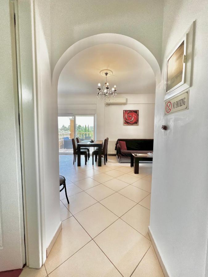 Teo Apartments Gouvia Bagian luar foto