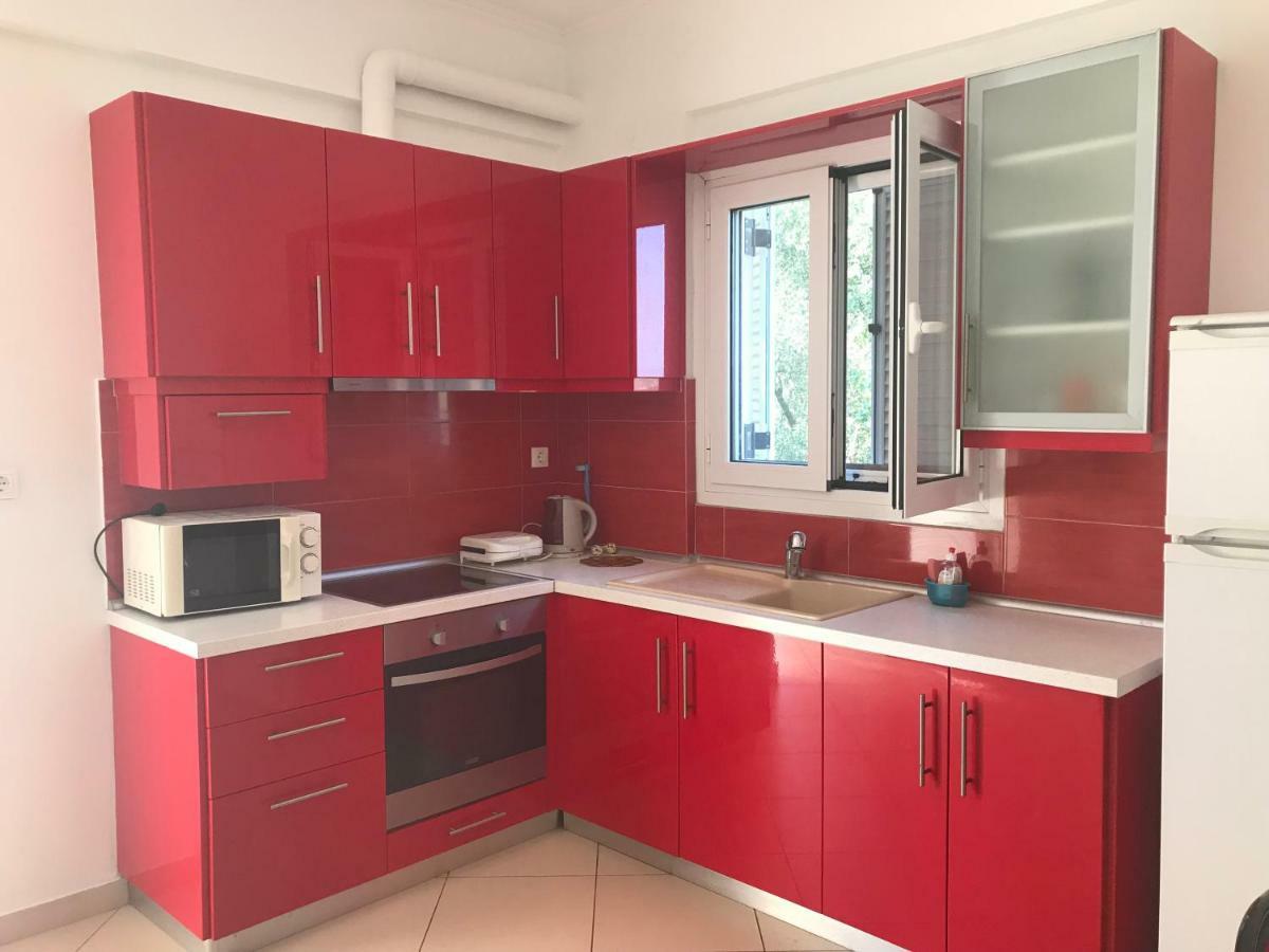 Teo Apartments Gouvia Bagian luar foto